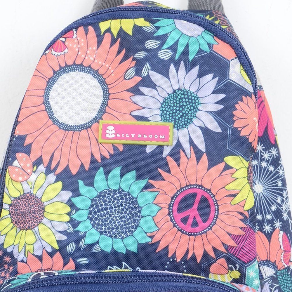 Lily Bloom Sunflower Peace Eco-Friendly Sling Crossbody Backpack - Picture 5 of 6